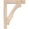 Ekena Millwork Balboa Block Smooth Bracket w/ Offset Brace, Douglas Fir, 5 1/2"W x 24"D x 32"H BKT0604X24X32BOA05SDF - alternate 4